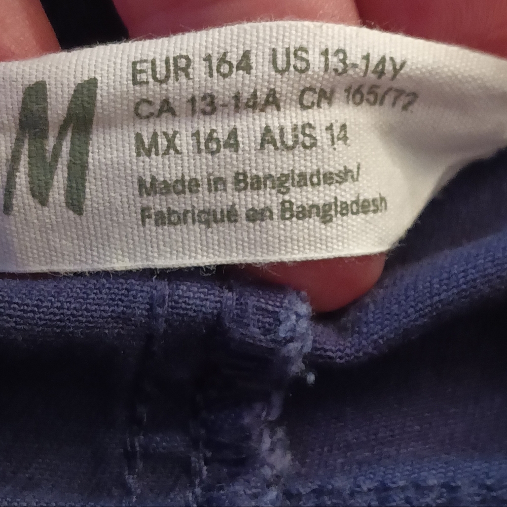 🔆𝟲/$𝟮𝟬 𝑯&𝑴 𝑮𝒊𝒓𝒍𝒔 𝑩𝒍𝒖𝒆 𝑻𝒘𝒊𝒍𝒍 𝑺𝒉𝒐𝒓𝒕𝒔 - Picture 4 of 7